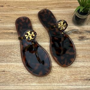 Tory Burch Mini Miller Jelly Thong Sandal sz 8